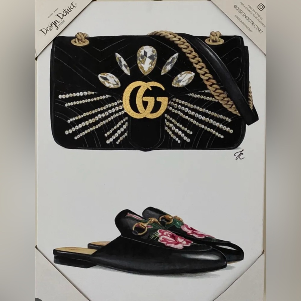 Design District Fashion Wall Art 12 x 16